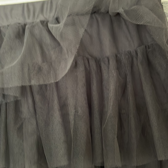 🖤SPIRIT BLACK MESH RUFFLE SKIRT GIRLS SIZE S/M EXCELLENT CONDITION NWOT - Picture 2 of 6